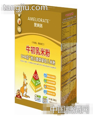 牛初乳米粉DHA脑黄金淮山奶米粉