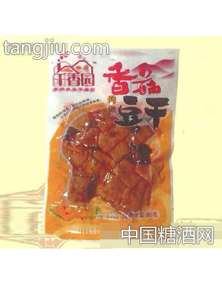 千香园泡椒香菇豆干80g