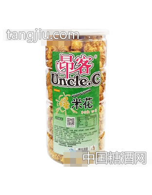 昂客牌透明罐爆米花150克（焦糖味）透明型