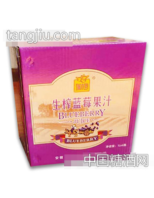 瑞木堂生榨蓝莓果汁1Lx6