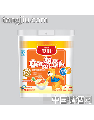 安心胡萝卜营养米粉100g