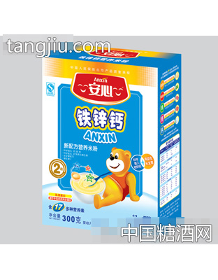 安心铁锌钙营养米粉300g