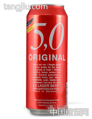 5.0窖藏啤酒500ML