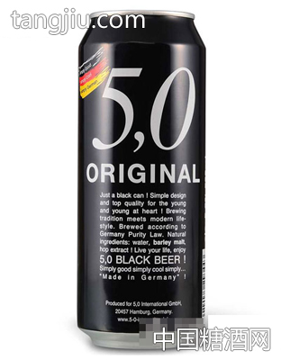 5.0黑啤酒500ML