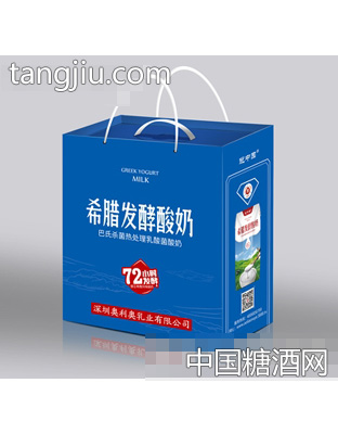 冠中园希腊发酵酸奶单手提袋