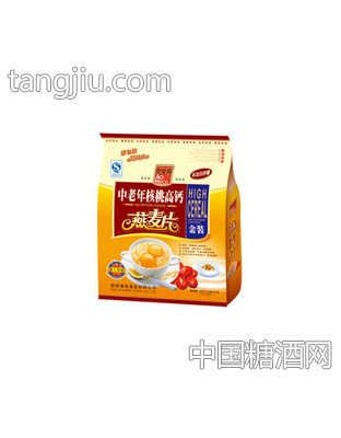 奥美高700克金装中老年核桃高钙燕麦片