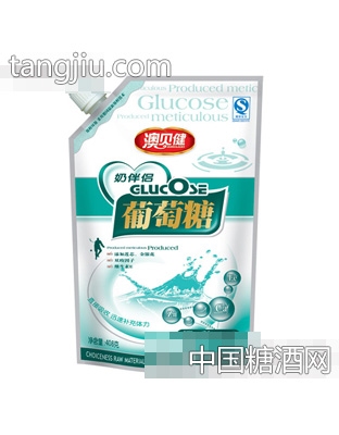 澳贝健奶伴侣葡萄糖408克袋装