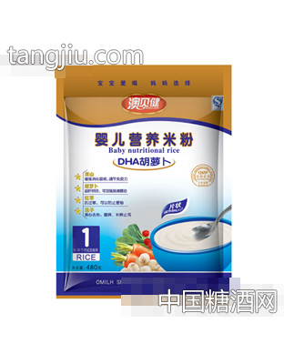 澳贝健DHA胡萝卜营养米粉