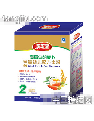 澳贝健高蛋白胡萝卜配方米粉