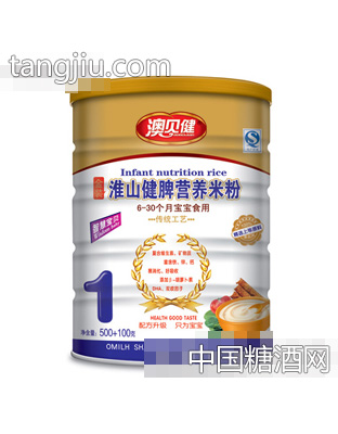 澳贝健淮山健脾金装营养米粉