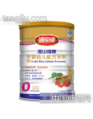 澳贝健淮山健脾配方米粉罐装