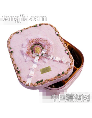 奥奇婚庆礼盒粉红蕾丝型