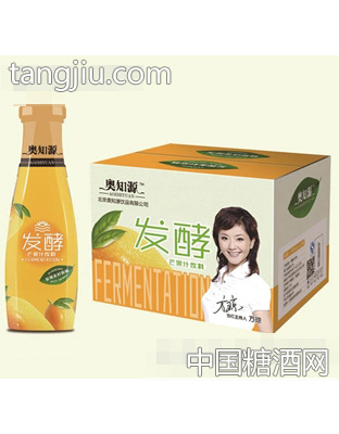 奥知源发酵芒果果汁果肉饮料310mlx12瓶