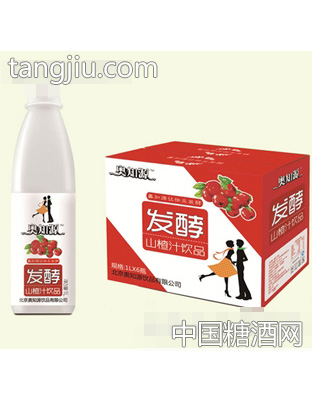 奥知源发酵山楂汁饮料1Lx6瓶