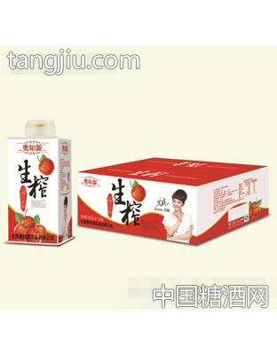 奥知源生榨山楂汁饮料500mlx15瓶
