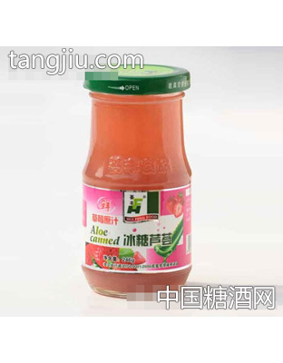 荟丰草莓原汁冰糖芦荟罐头