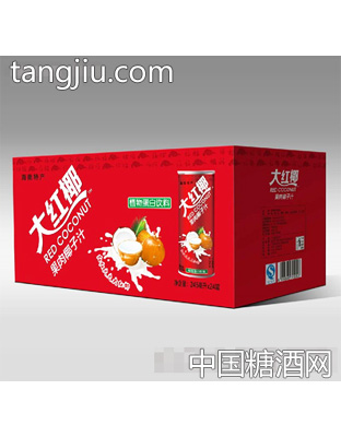 大红椰果肉椰子汁245mlx24罐