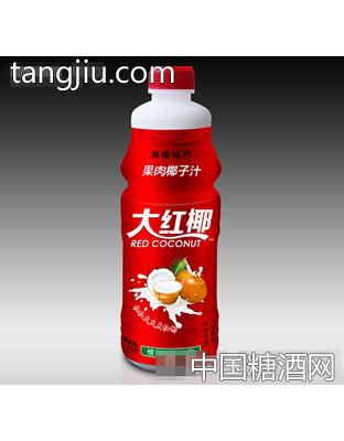 大红椰果肉椰子汁1.25L