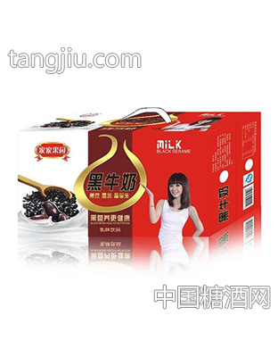 家家果园黑牛奶乳味饮品盒装