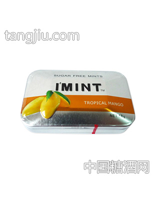 瑞吉热情芒果味无糖薄荷糖