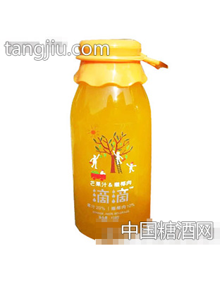 白鸽出品芒果汁嫩椰肉（橙）438g