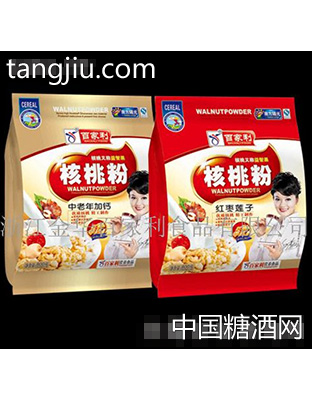 百家利红枣莲子核桃粉袋装
