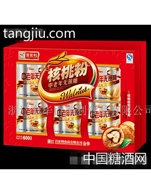 百家利中老年无蔗糖核桃粉