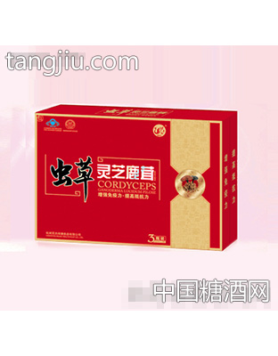 虫草灵芝鹿茸口服液250ml×3瓶