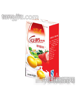 百惠豆奶饮料草莓味