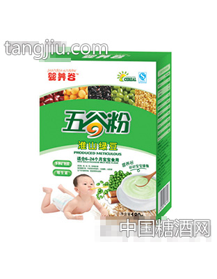 180淮山绿豆五谷粉盒装