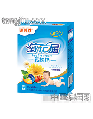 婴养谷240克菊花晶钙铁锌盒装