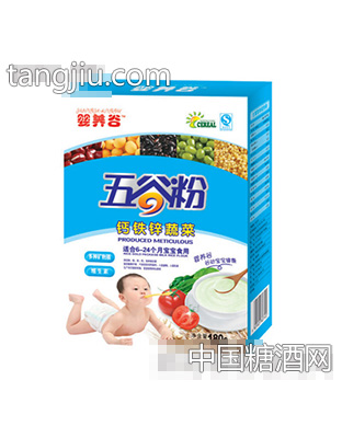 180克钙铁锌蔬菜五谷粉盒装
