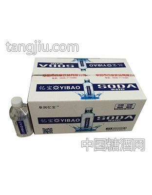 阜润忆宝无汽苏打水350mlx24