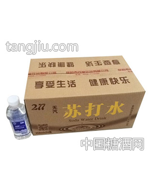 舒乐美无汽苏打饮料350mlx24