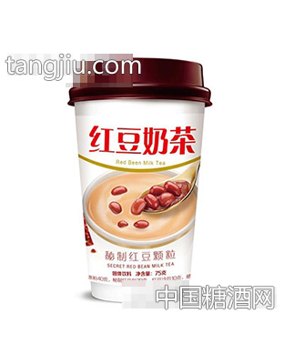 红豆奶茶杯
