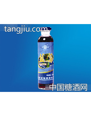 野生蓝莓果粒饮料300ml