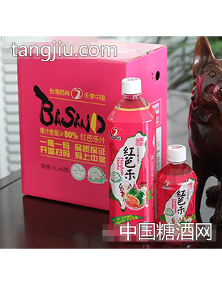 佰尚红芭乐复合果汁1Lx6瓶