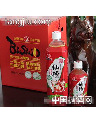 佰尚仙楂复合果汁1Lx6瓶