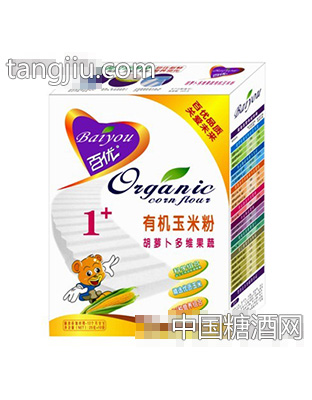 胡萝卜多维果蔬有机玉米粉1段盒装