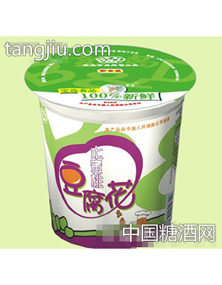 水蜜桃豆腐花