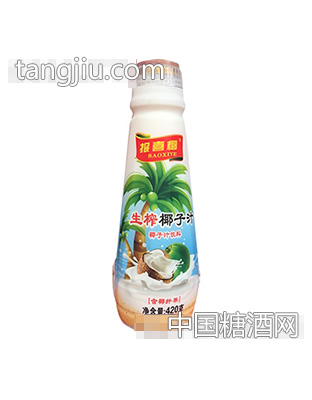 报喜椰生榨椰子汁420g