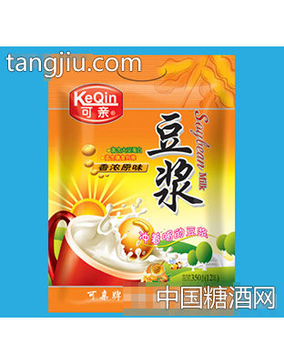 可亲香浓原味豆浆