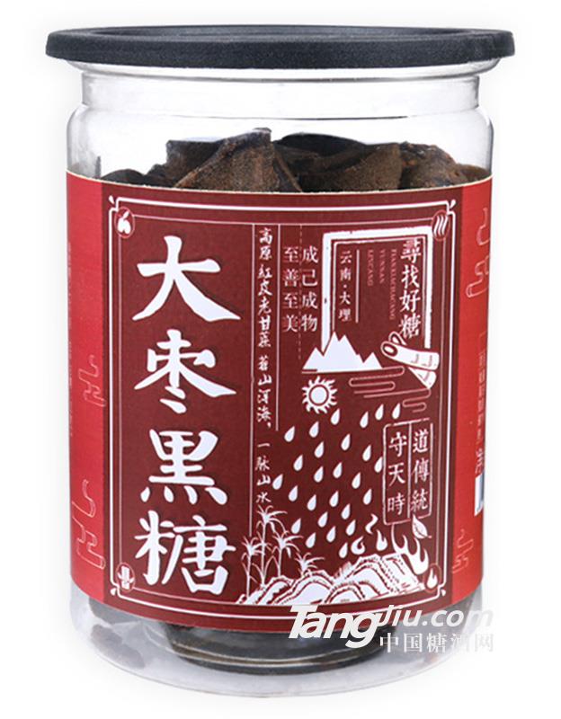 八千方黑糖切角大枣味黑糖500g