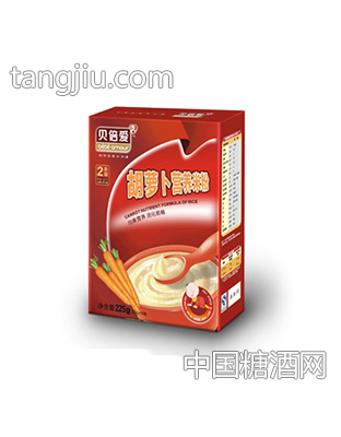 胡萝卜营养米粉(225g盒装)