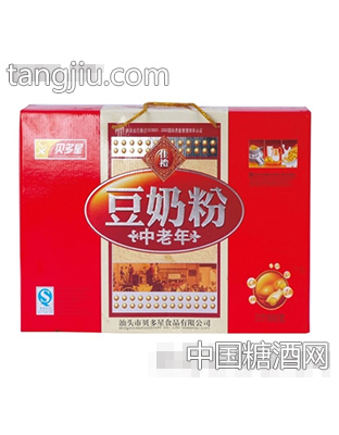 贝多星中老年豆奶粉礼盒