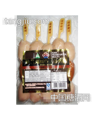 法兰克福串三色香肠