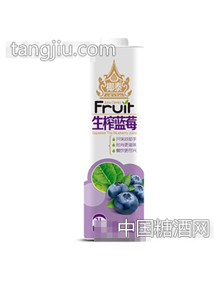 椰泰生榨蓝莓汁1l