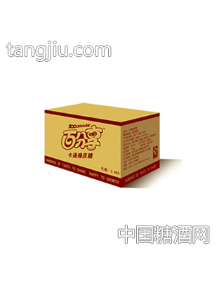 百分享卡通橡皮糖箱装