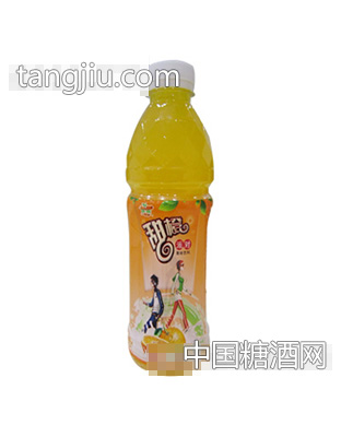 优露甜橙派对果味饮料480ml
