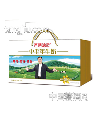 百慧中老年牛奶12礼盒
